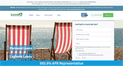 Desktop Screenshot of loans2go.co.uk